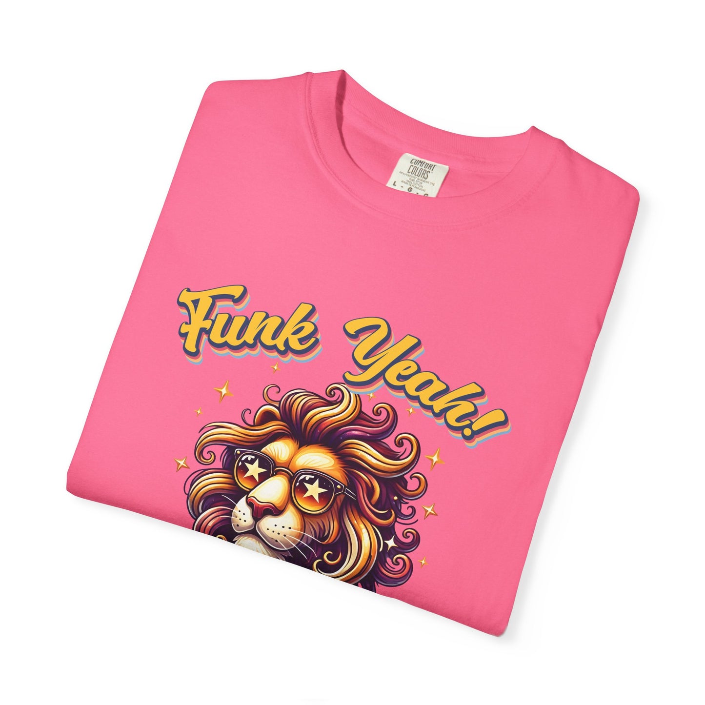 Funk Yeah I’m a Leo- Retro Groovy Lion T-Shirt