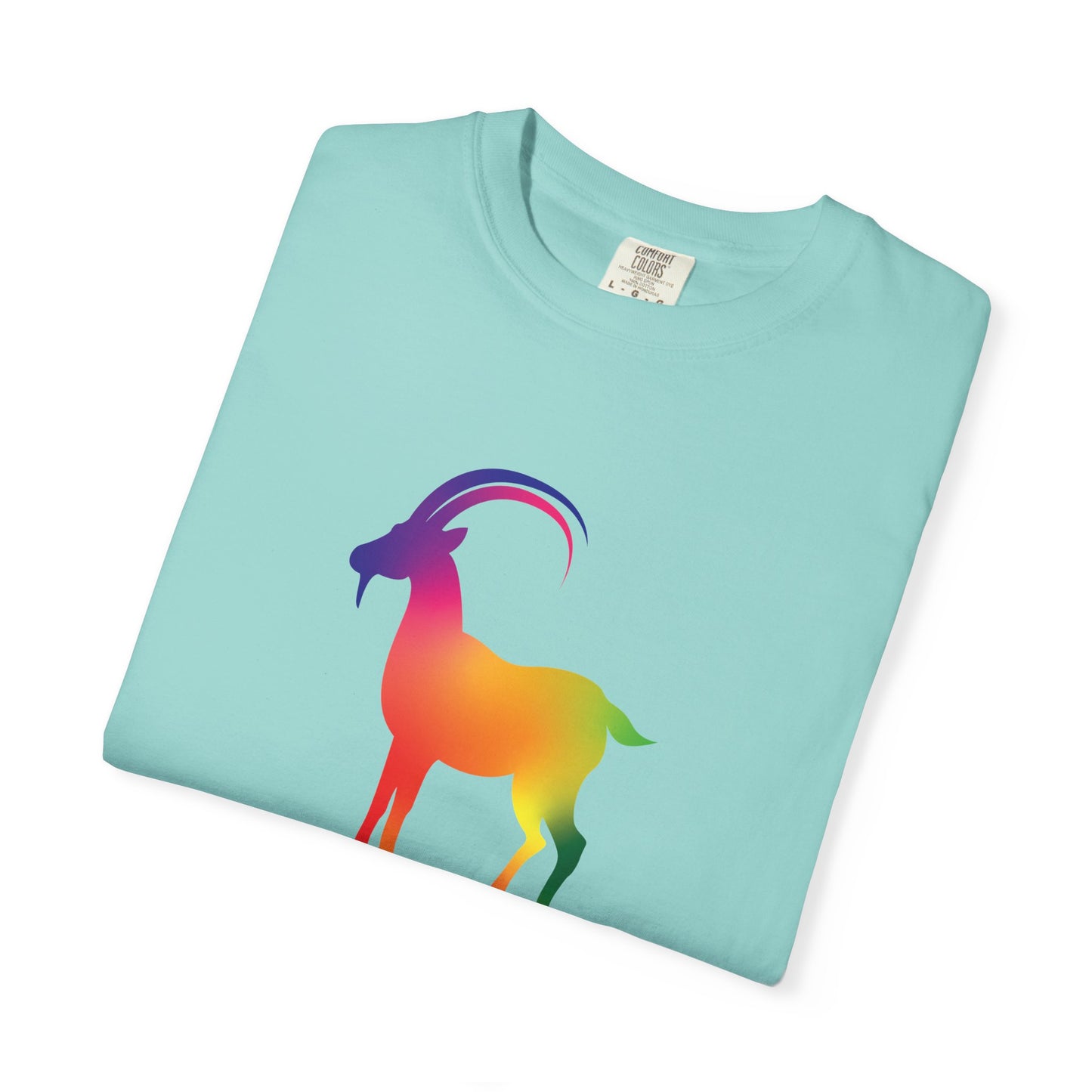Capricorn β Rainbow Gradient Zodiac Goat Tee