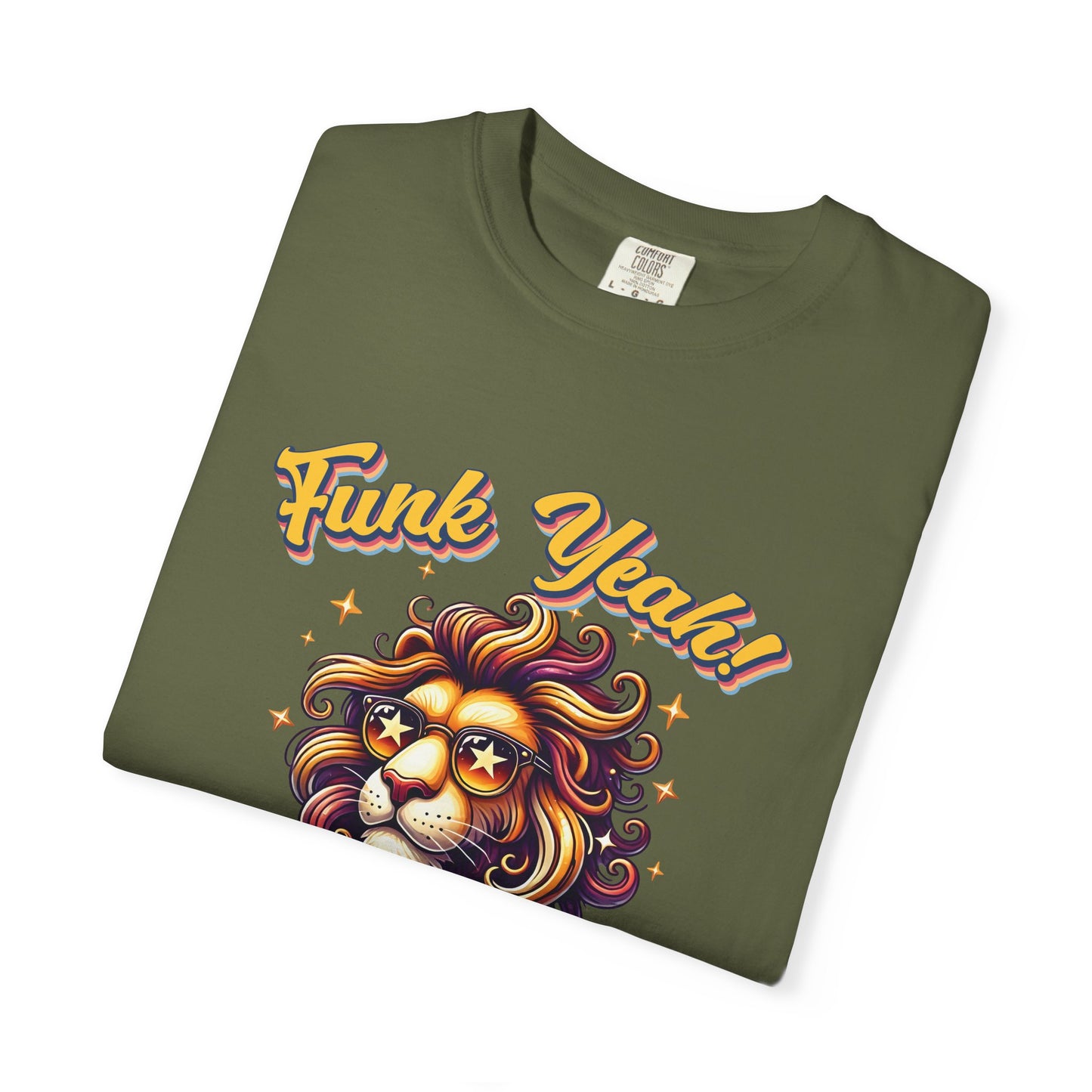 Funk Yeah I’m a Leo- Retro Groovy Lion T-Shirt