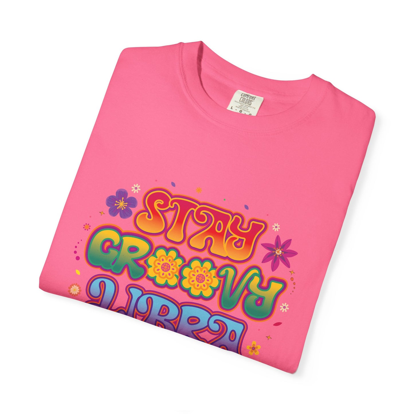 Stay Groovy Libra – Retro Colorful Tee Zodiac Shirt