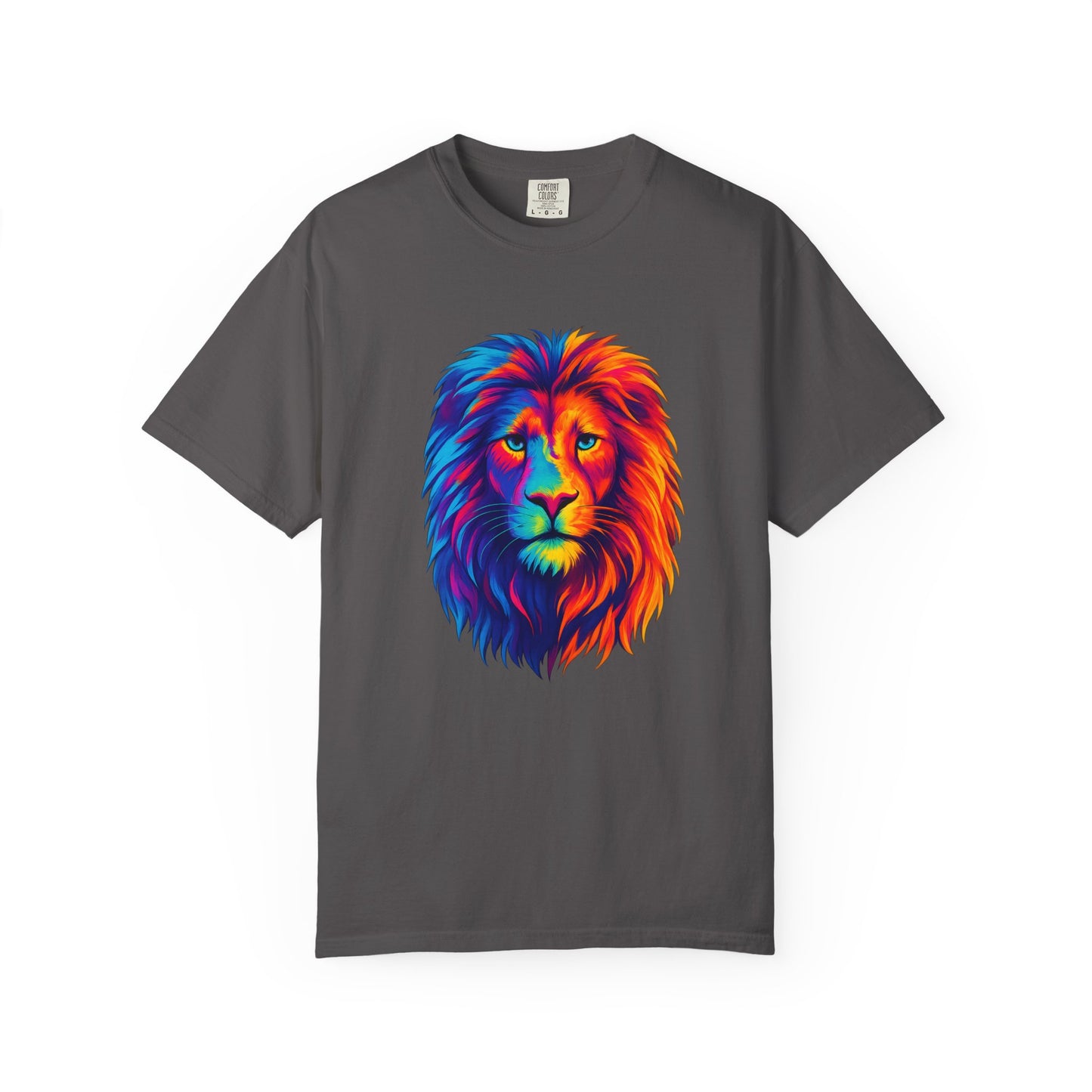 Rainbow Lion Tee – Vibrant & Fierce