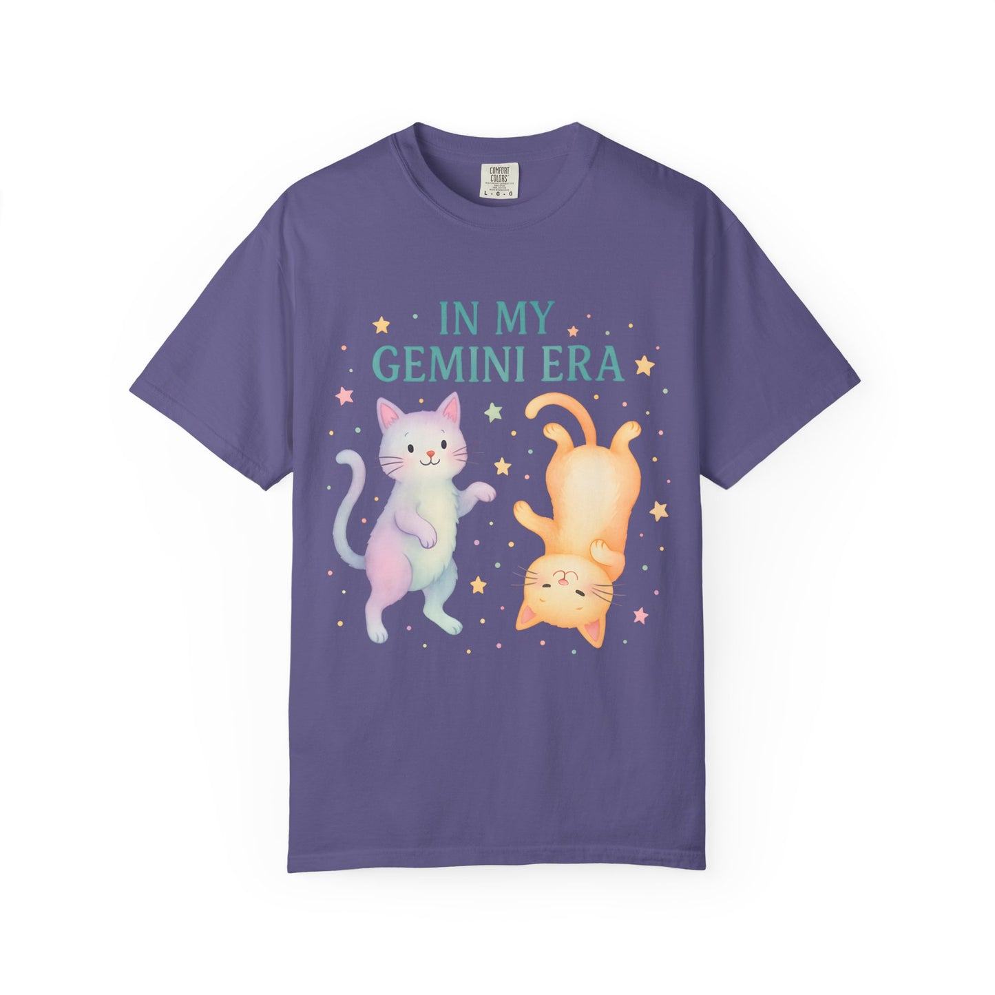 In My Gemini Era Tee β Playful Funny Cats Zodiac Shirt