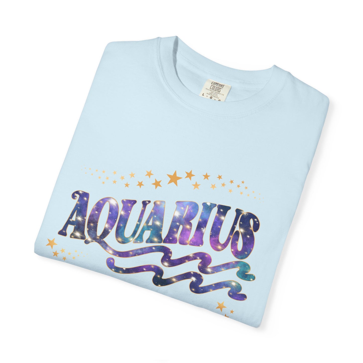 Aquarius Tee β Colorful Cosmic Zodiac Shirt