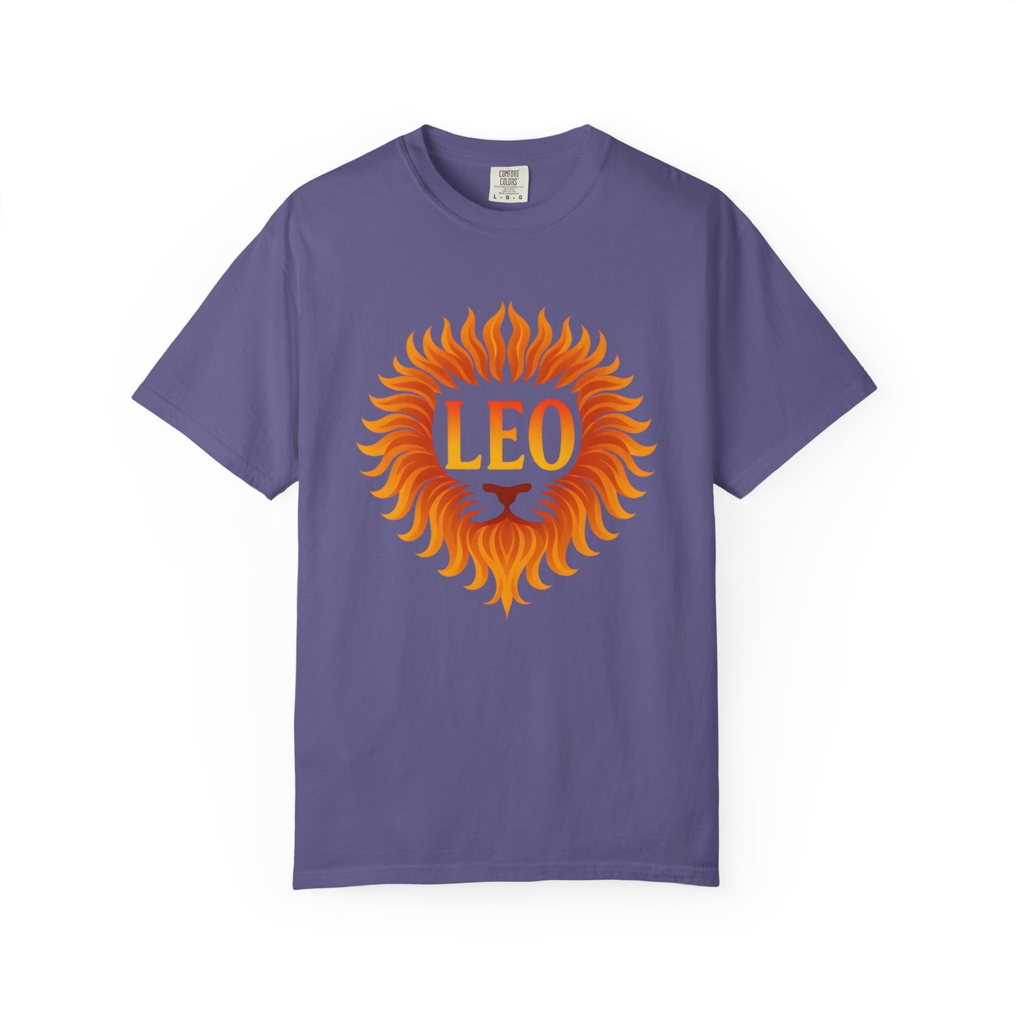 Leo Lion Flame Mane Tee - Vibrant Radiance