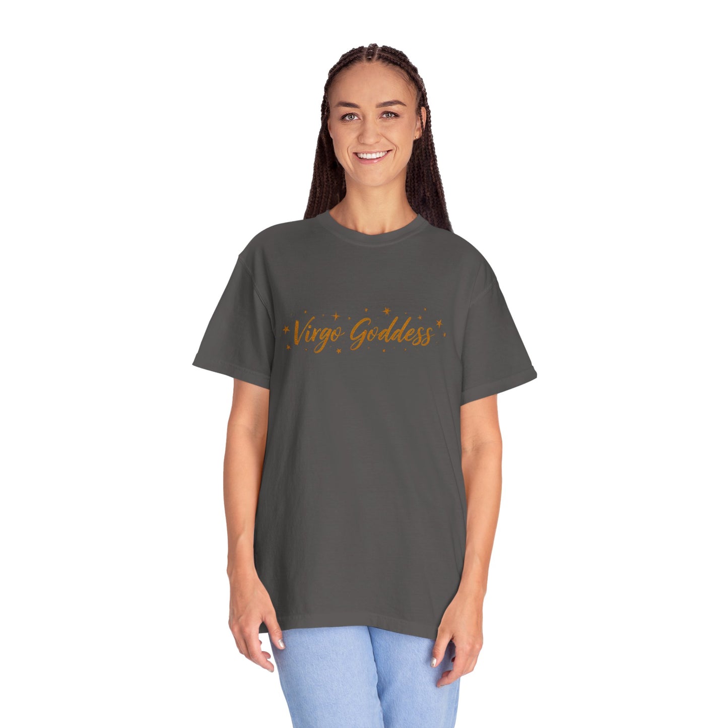Virgo Goddess – Shimmery Witchy Zodiac Tee