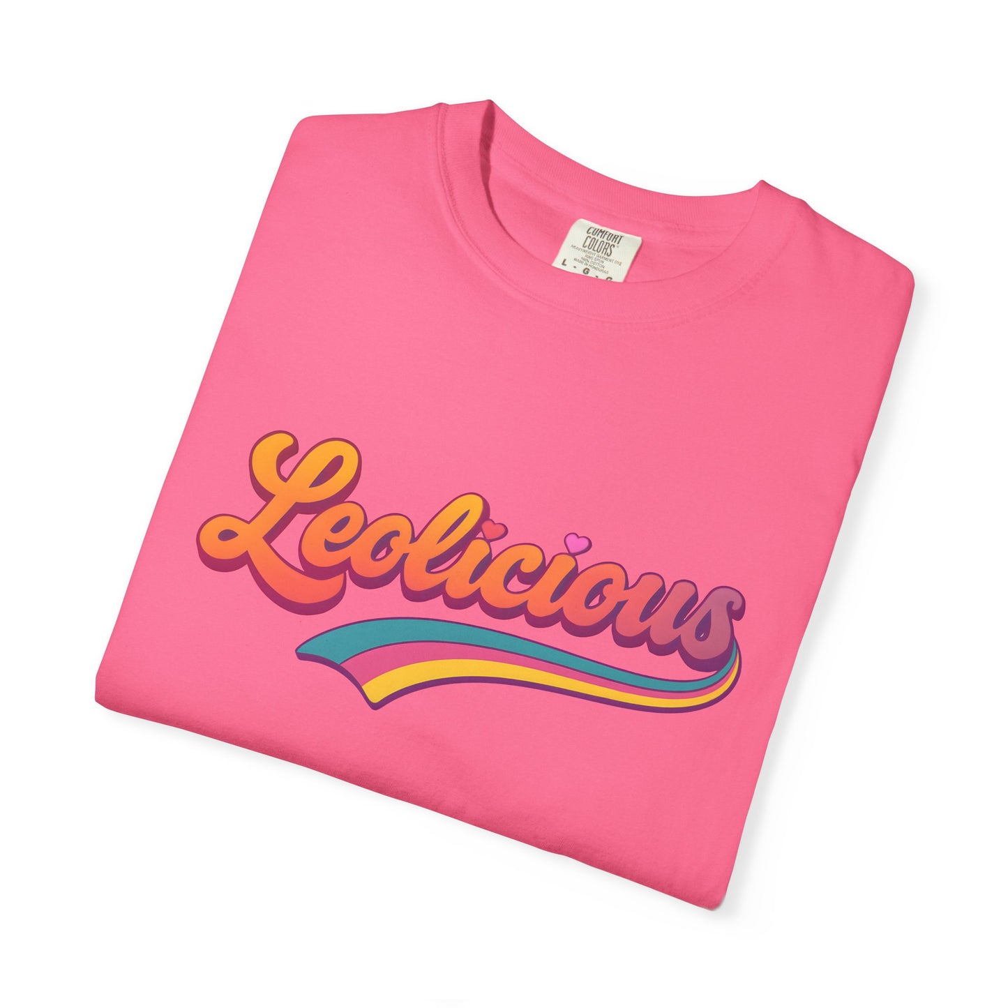 Leolicious β Retro Groovy Leo Zodiac Tee