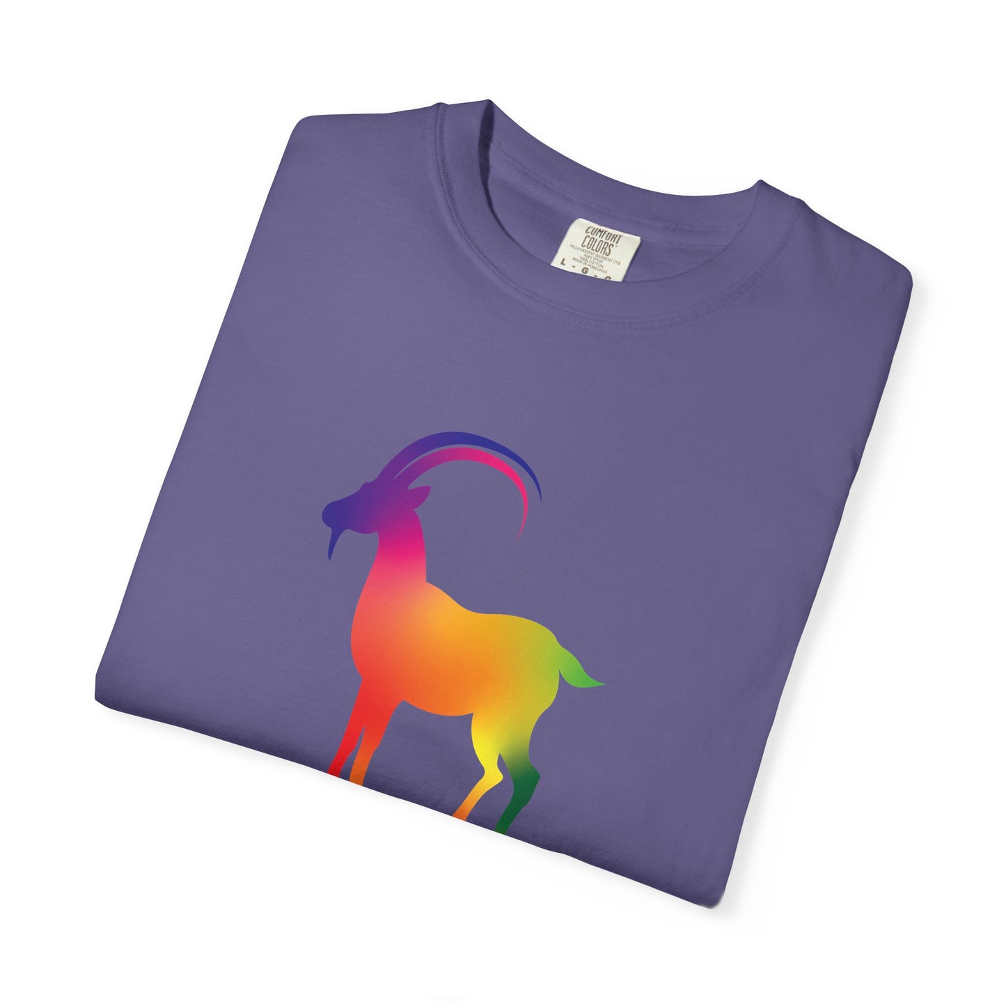 Capricorn β Rainbow Gradient Zodiac Goat Tee