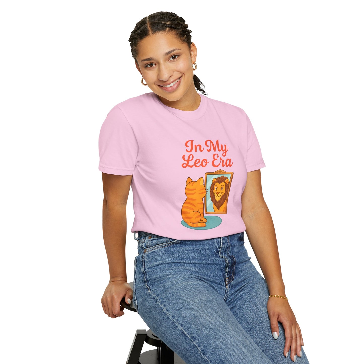 In My Leo Era - Funny Cat and Lion Mirror Tee