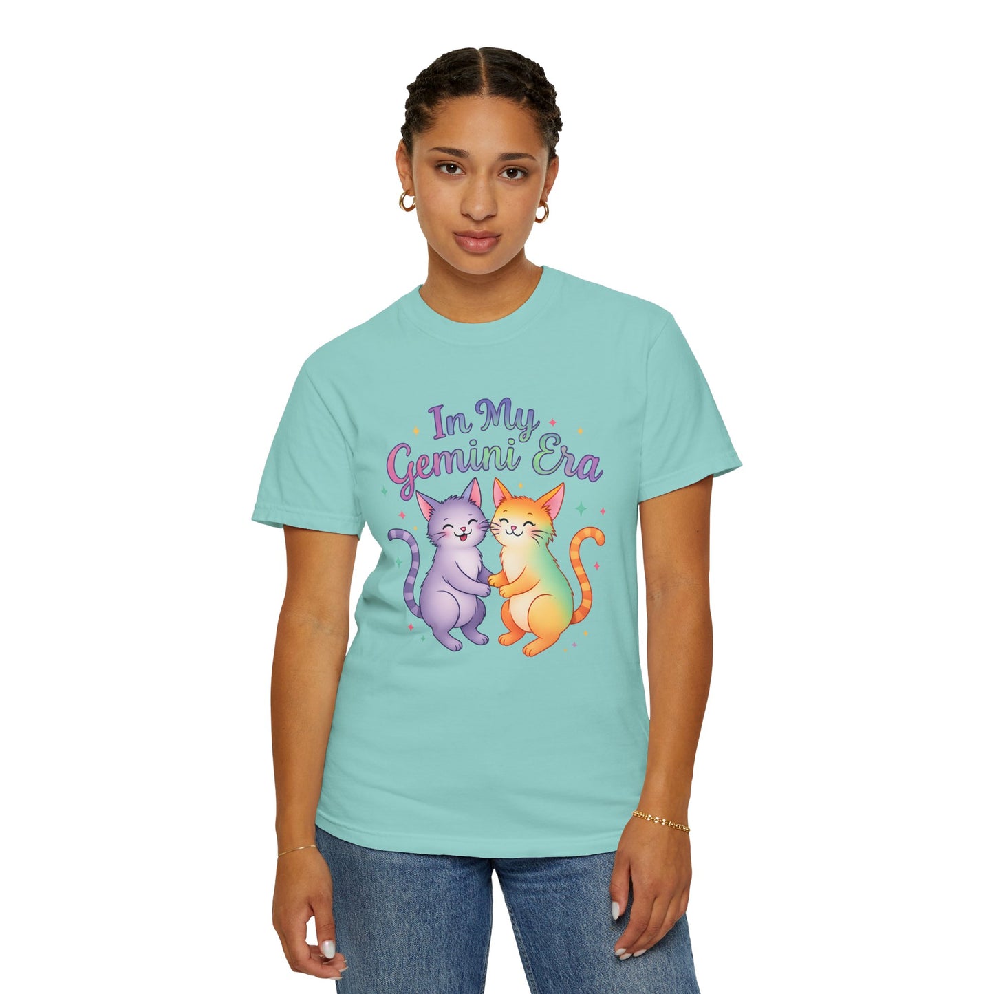 In My Gemini Era Tee – Colorful Cute Zodiac Shirt