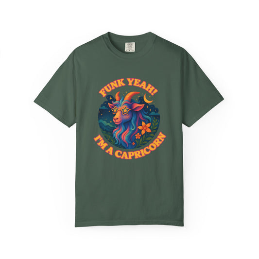 Funk Yeah! I’m a Capricorn – Retro Goat Groove Tee