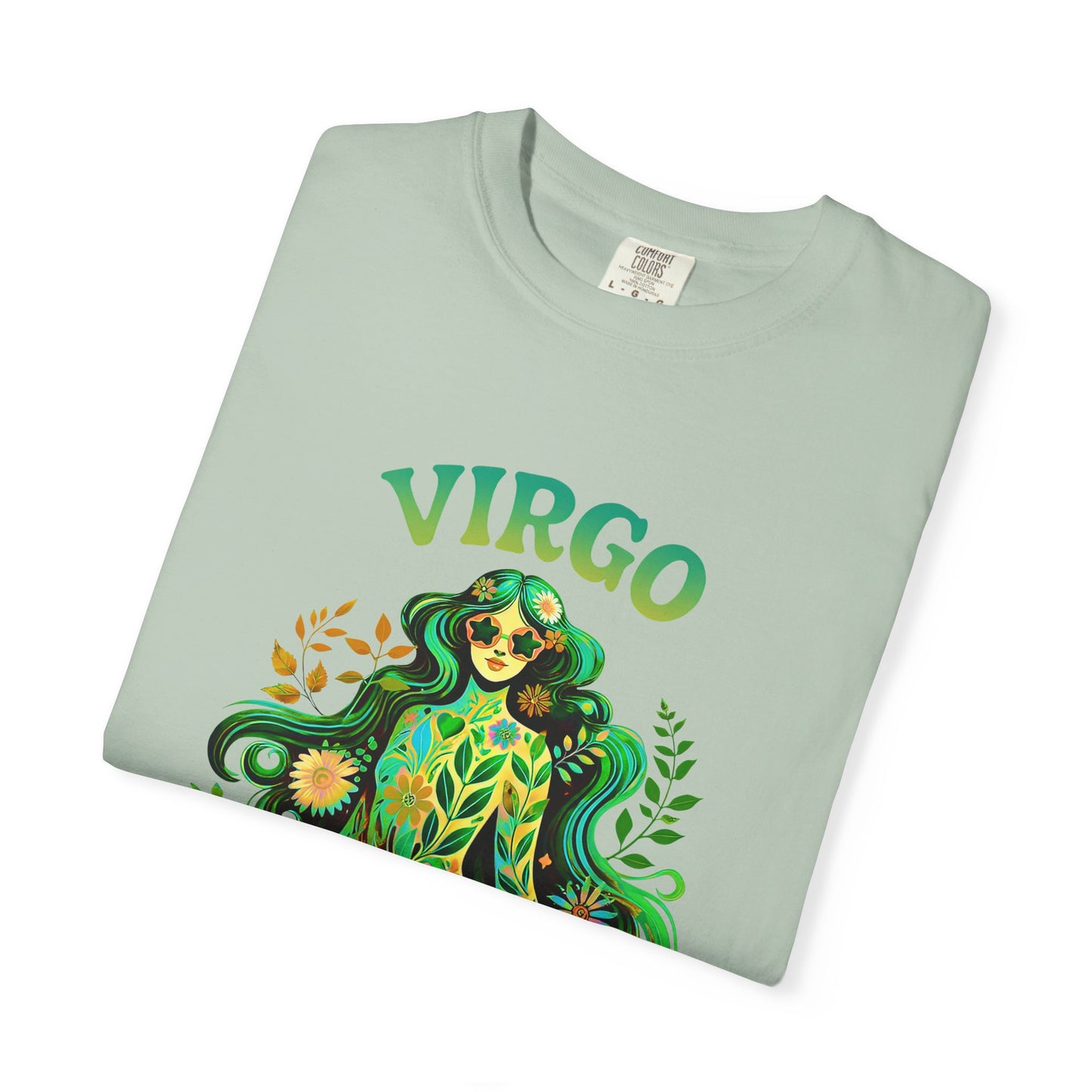 Virgo Flower Child – Vibrant Retro Zodiac Tee