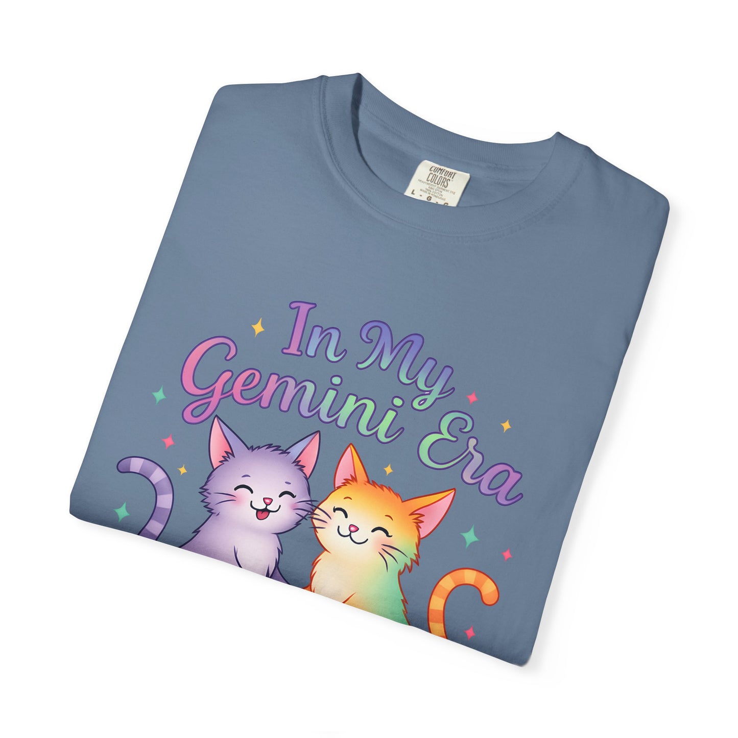 In My Gemini Era Tee – Colorful Cute Zodiac Shirt