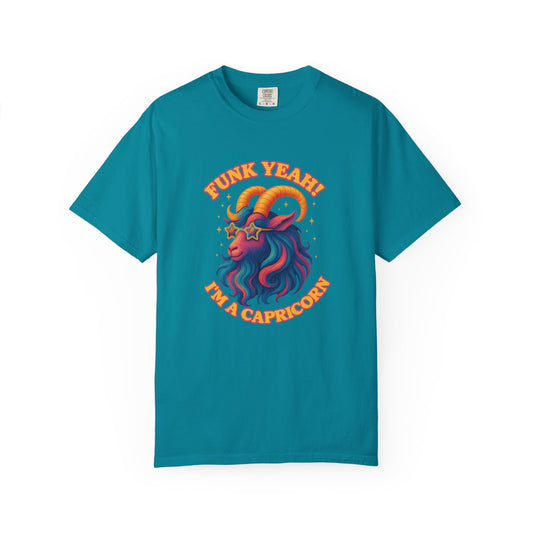 Funk Yeah! I’m a Capricorn – Psychedelic Goat Groove Tee