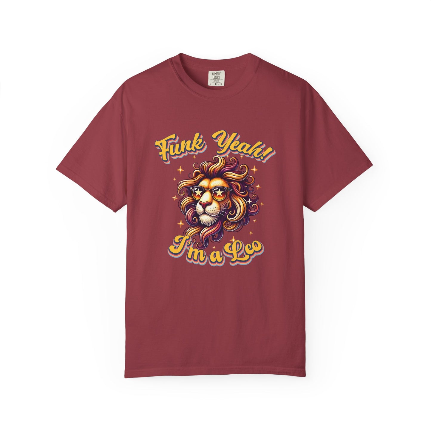 Funk Yeah I’m a Leo- Retro Groovy Lion T-Shirt