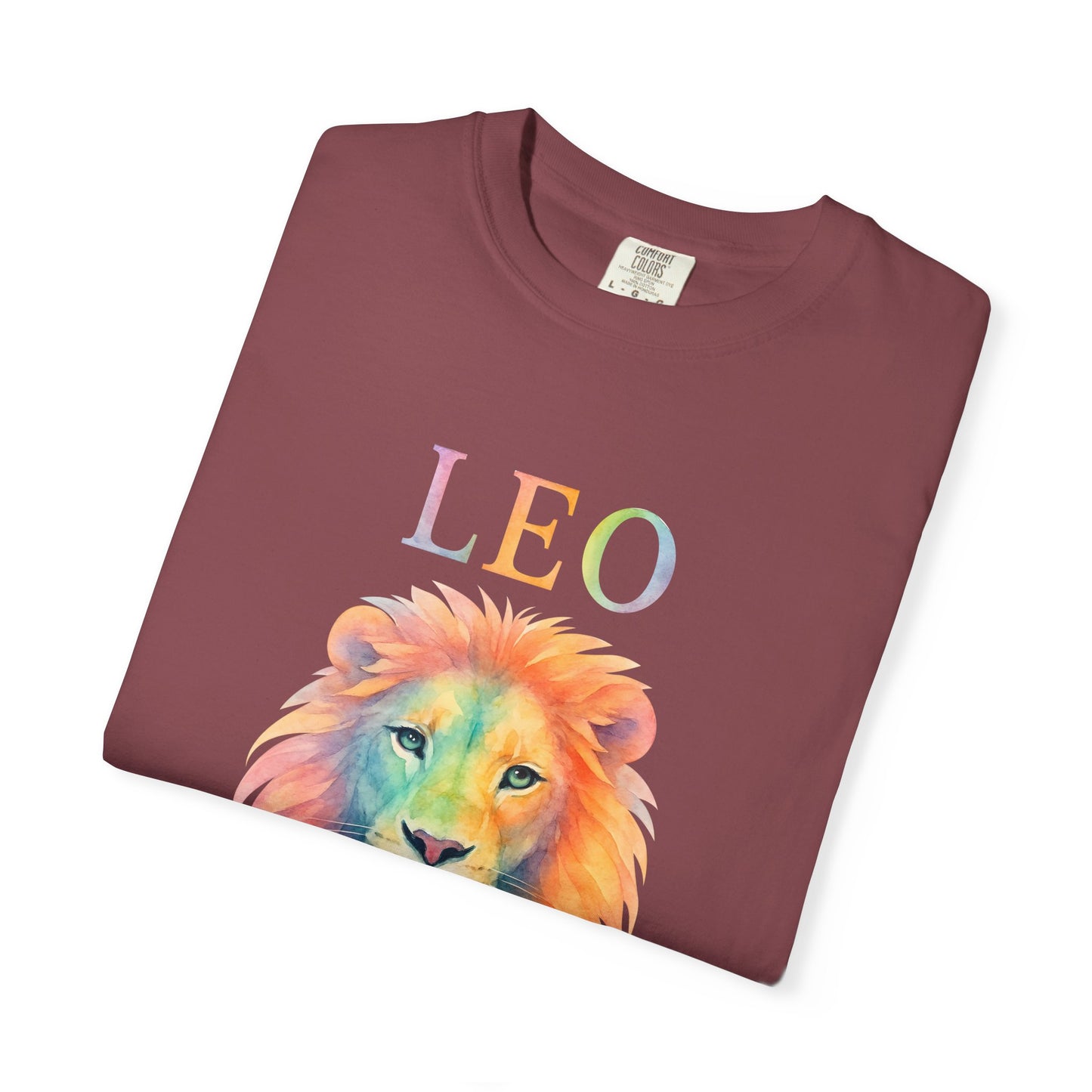 LEO Tee β Colorful Lion Zodiac Shirt