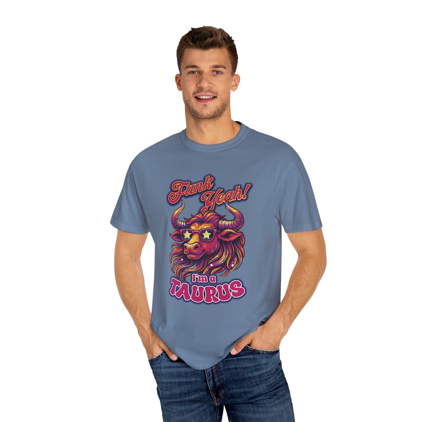 Funk Yeah I’m a Taurus Retro Tee – Multicolor Zodiac Shirt