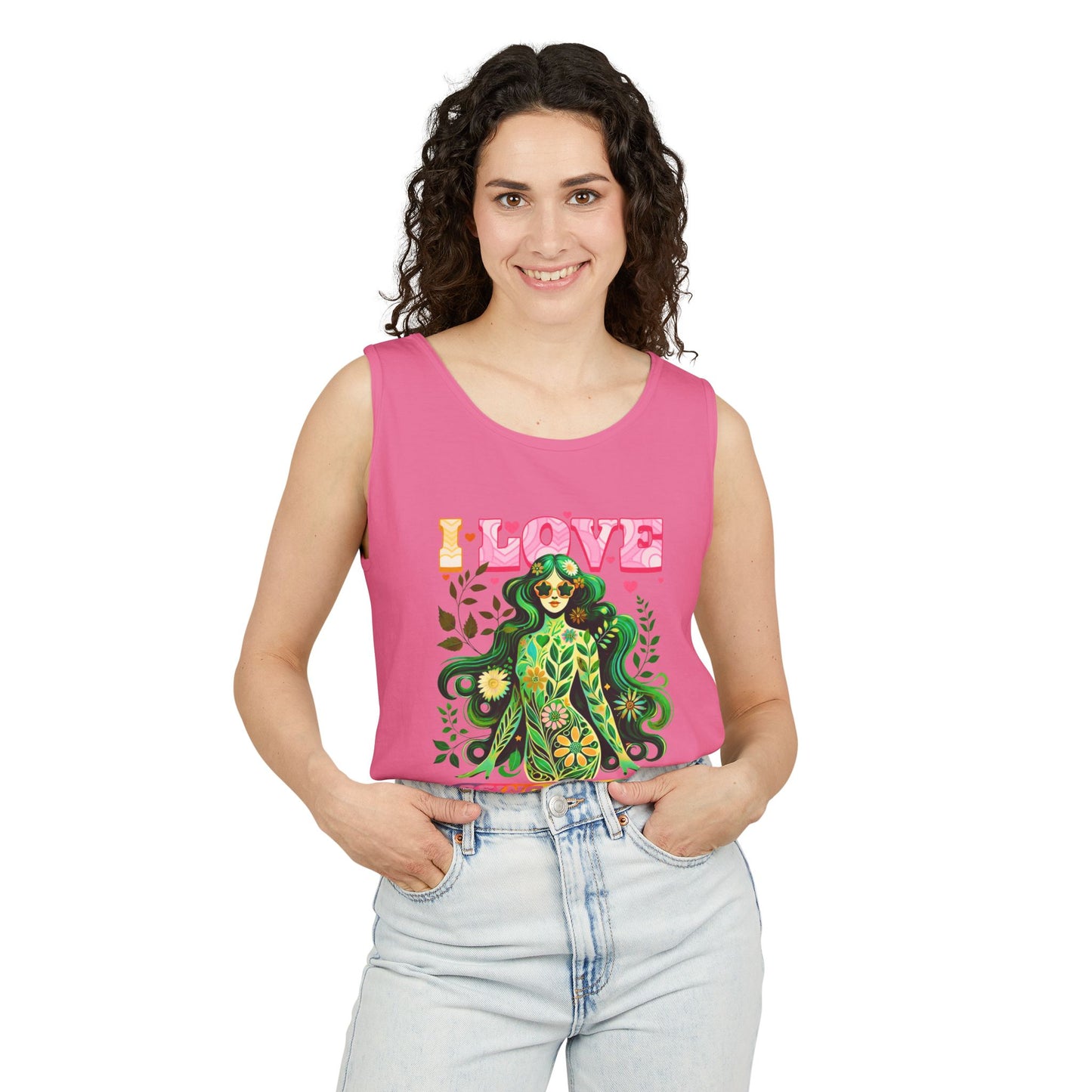 I Love Being Me - Colorful Retro Affirmation Tank (Unisex)