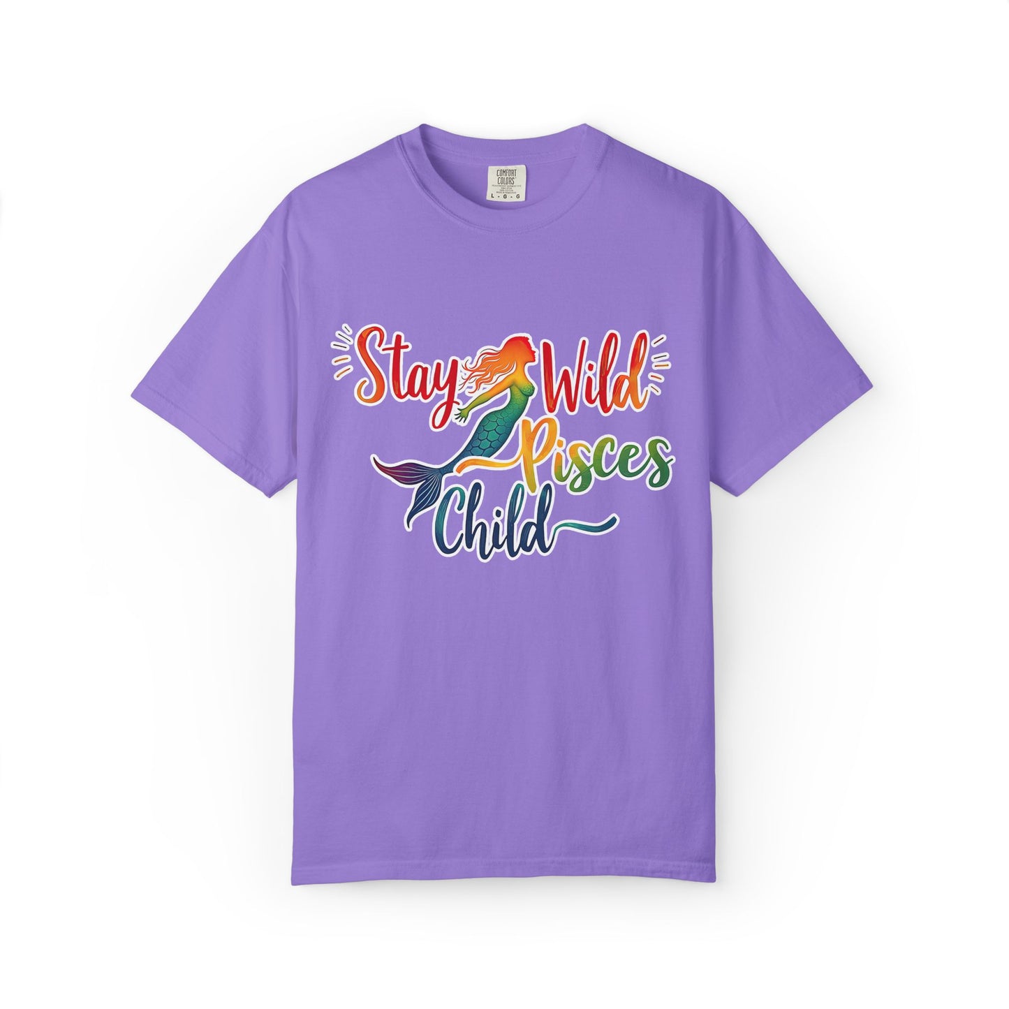 Stay Wild Pisces Child Tee β Colorful Mermaid Zodiac Shirt