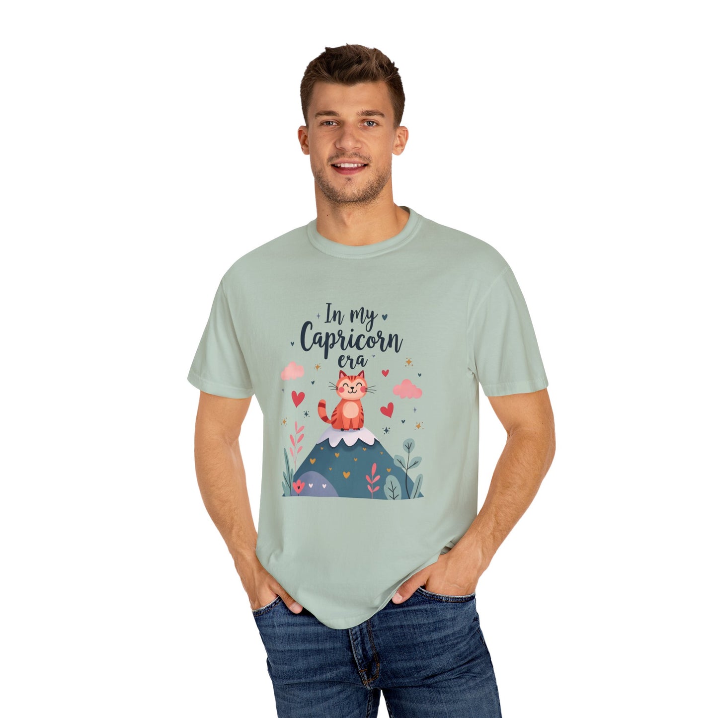 In My Capricorn Era – Cozy Cat Mountain Tee