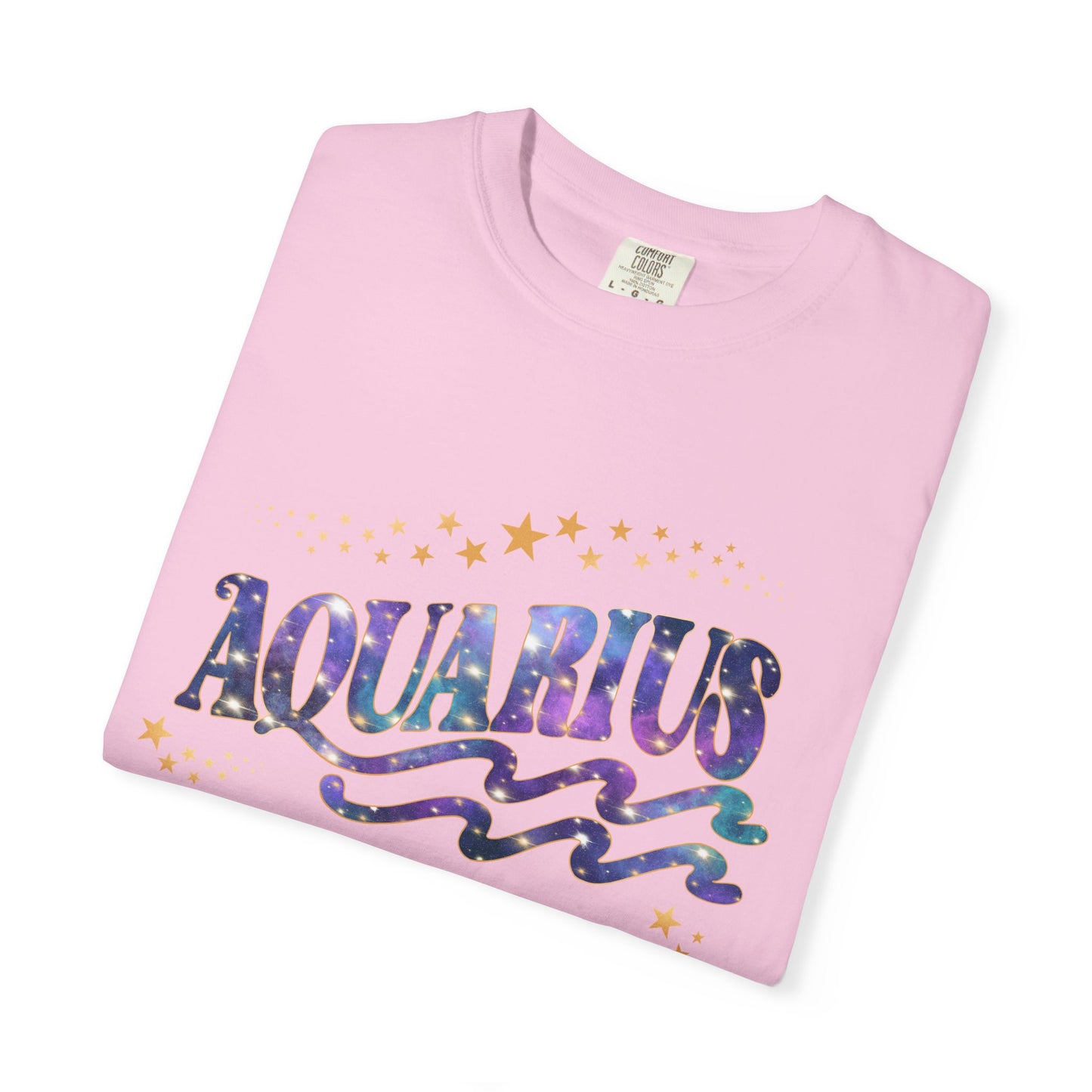 Aquarius Tee β Colorful Cosmic Zodiac Shirt