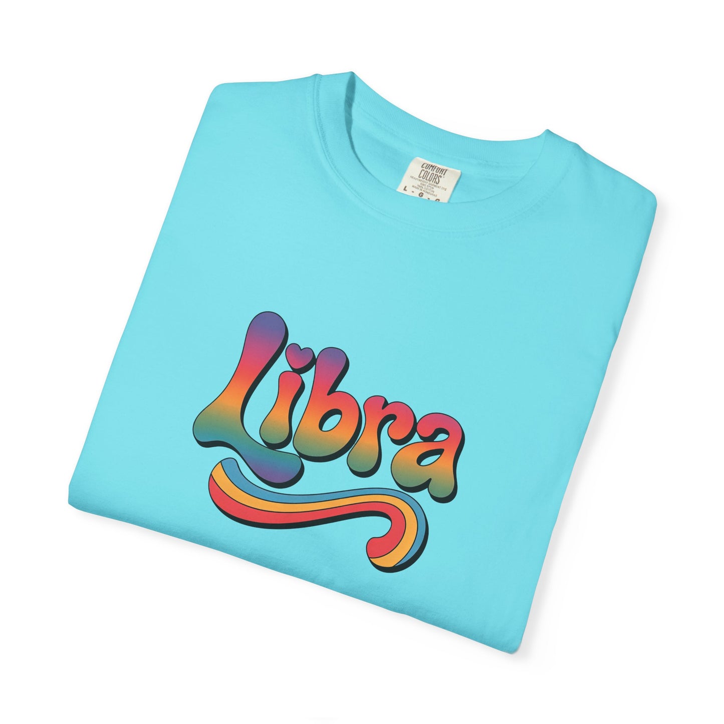 Libra β Retro Wavy Groovescape Zodiac Tee