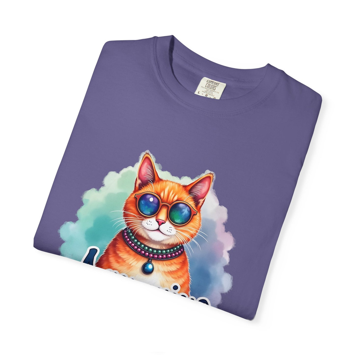 Aquarius One Cool Cat – Colorful Zodiac Shirt