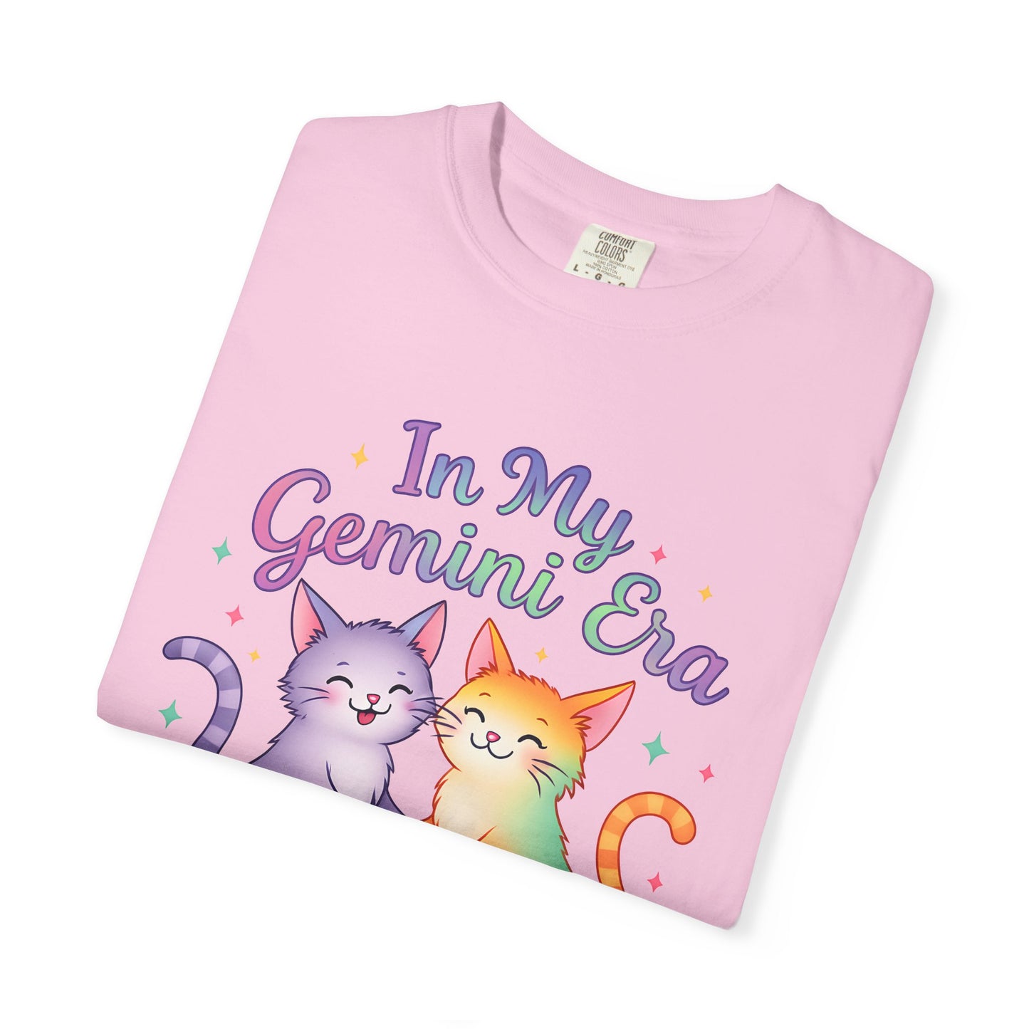 In My Gemini Era Tee – Colorful Cute Zodiac Shirt