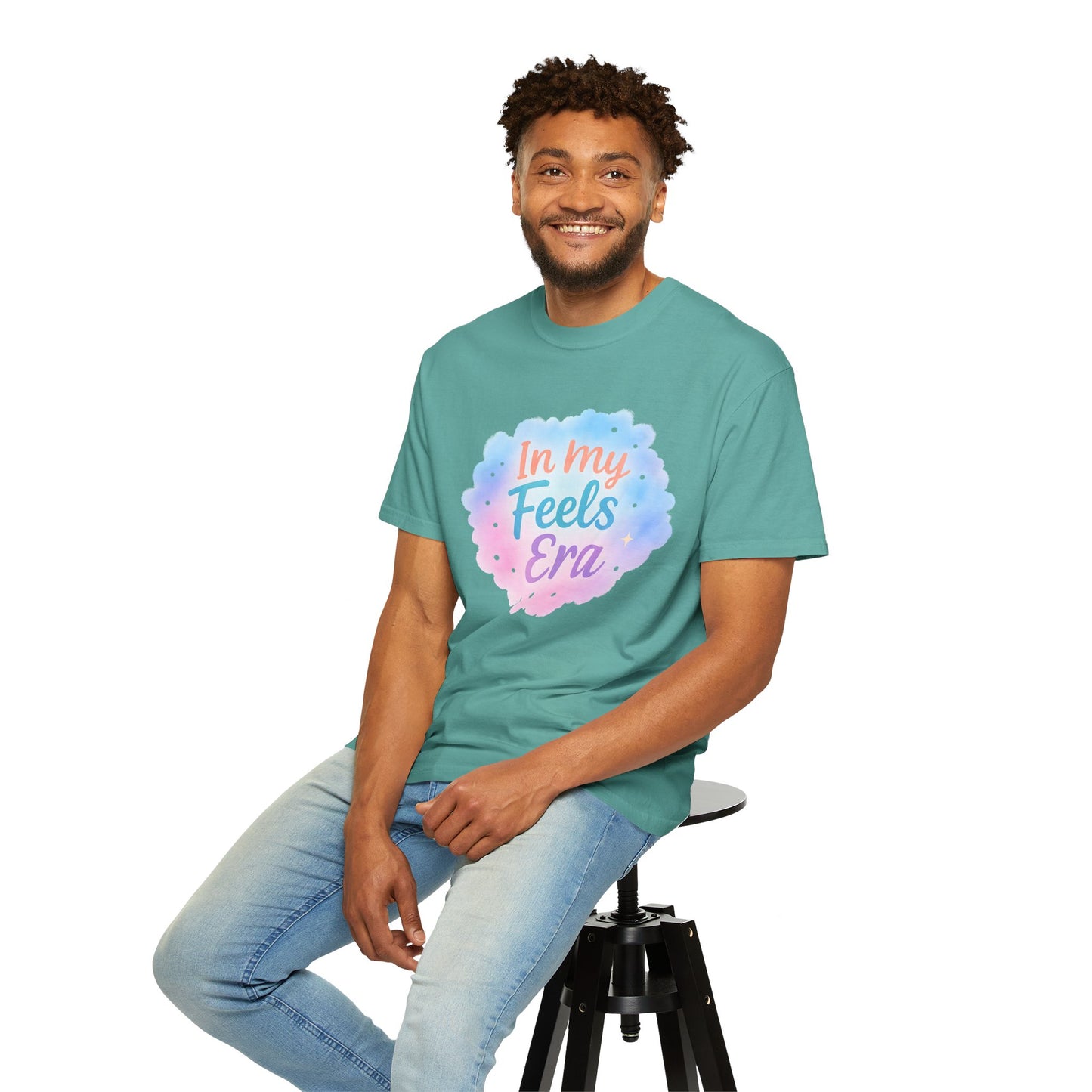 In My Feels Era Affirmation Tee – Soft Pastel Self-Love Shirt