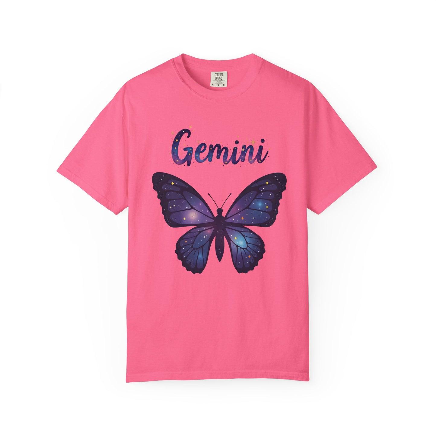 Gemini Butterfly Tee – Colorful Zodiac Shirt