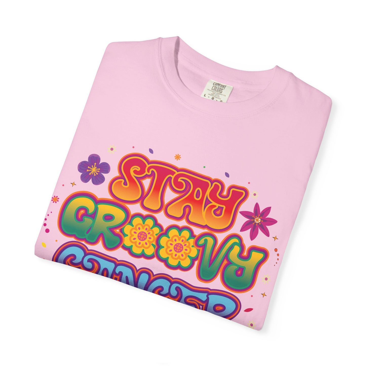 Stay Groovy Cancer Tee – Retro Colorful Zodiac Shirt