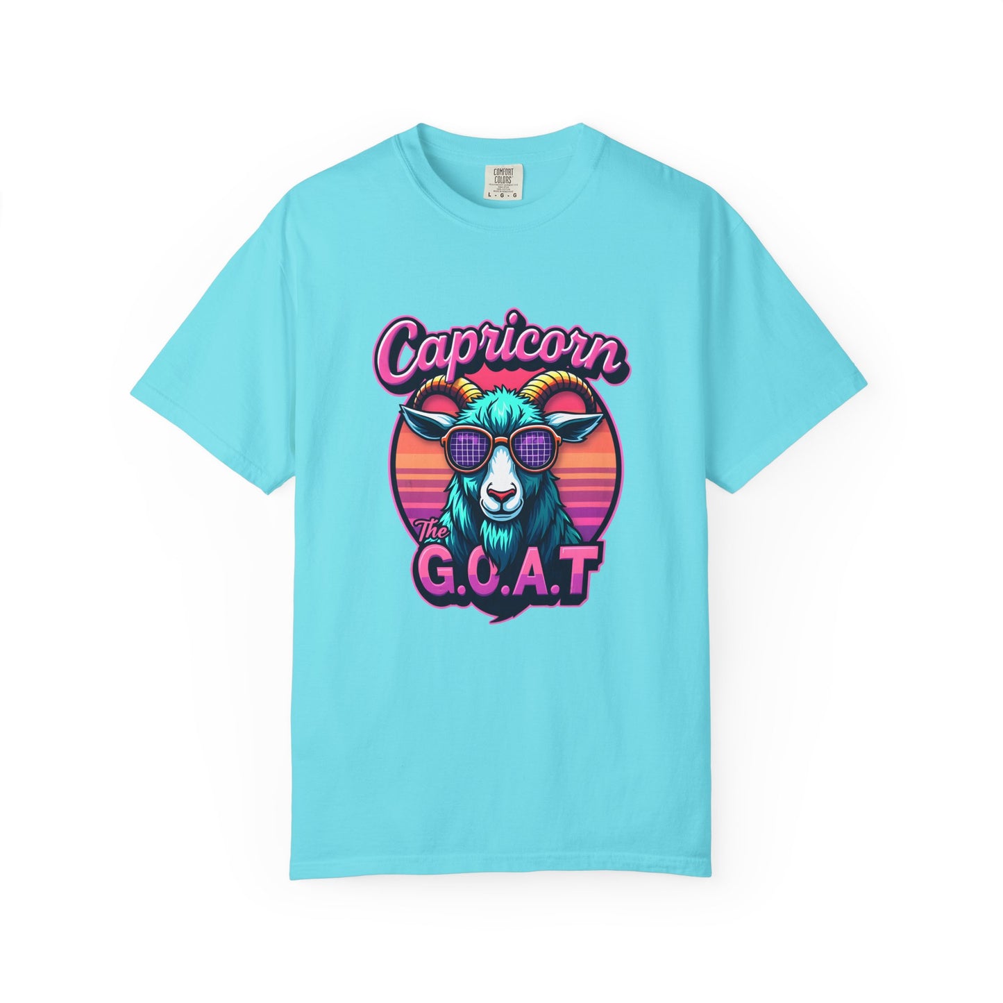 Capricorn The G.O.A.T – Vaporwave Retro Zodiac Tee