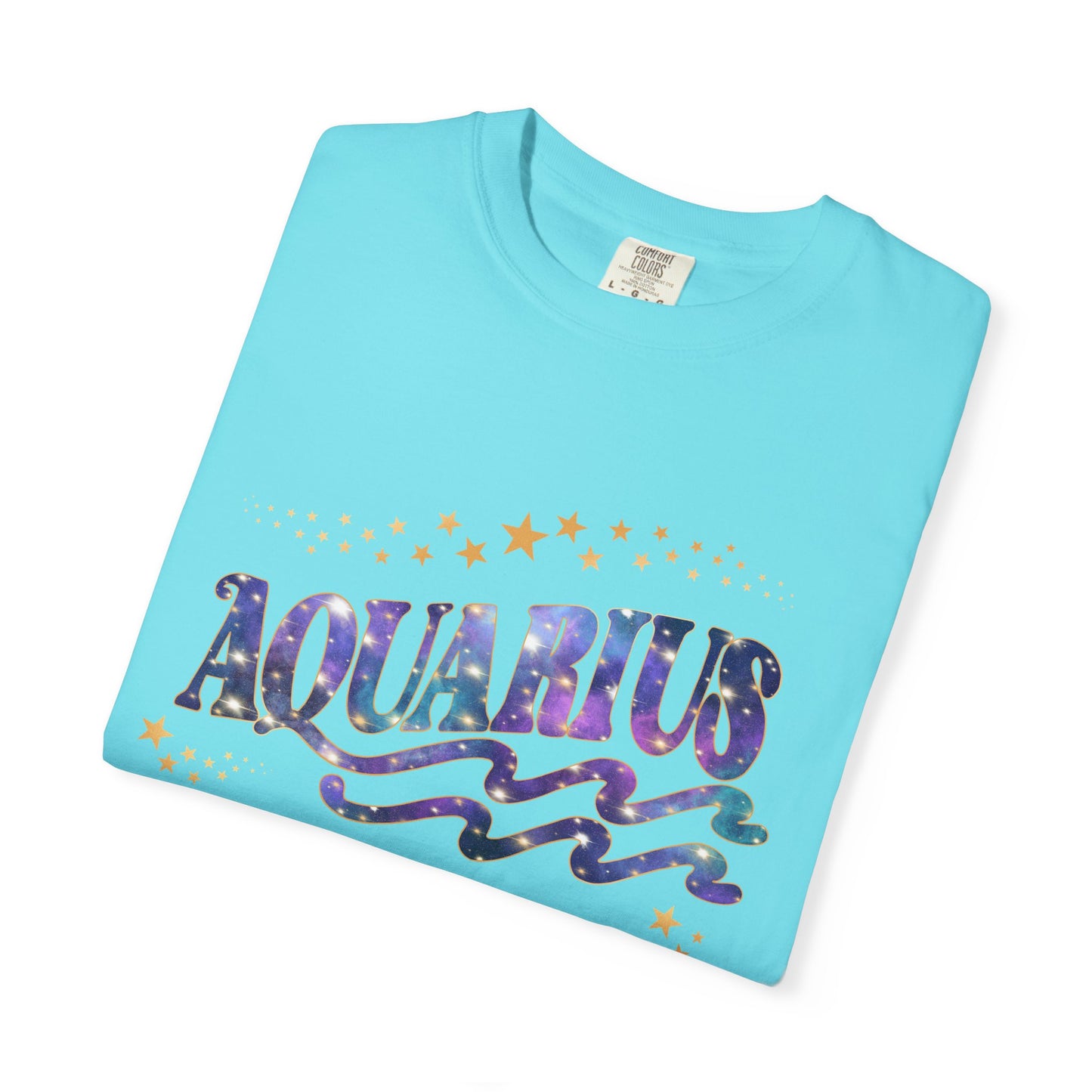 Aquarius Tee β Colorful Cosmic Zodiac Shirt