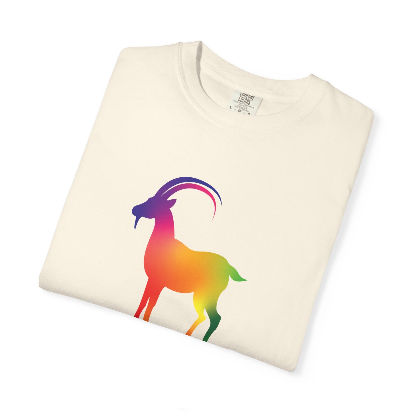 Capricorn β Rainbow Gradient Zodiac Goat Tee