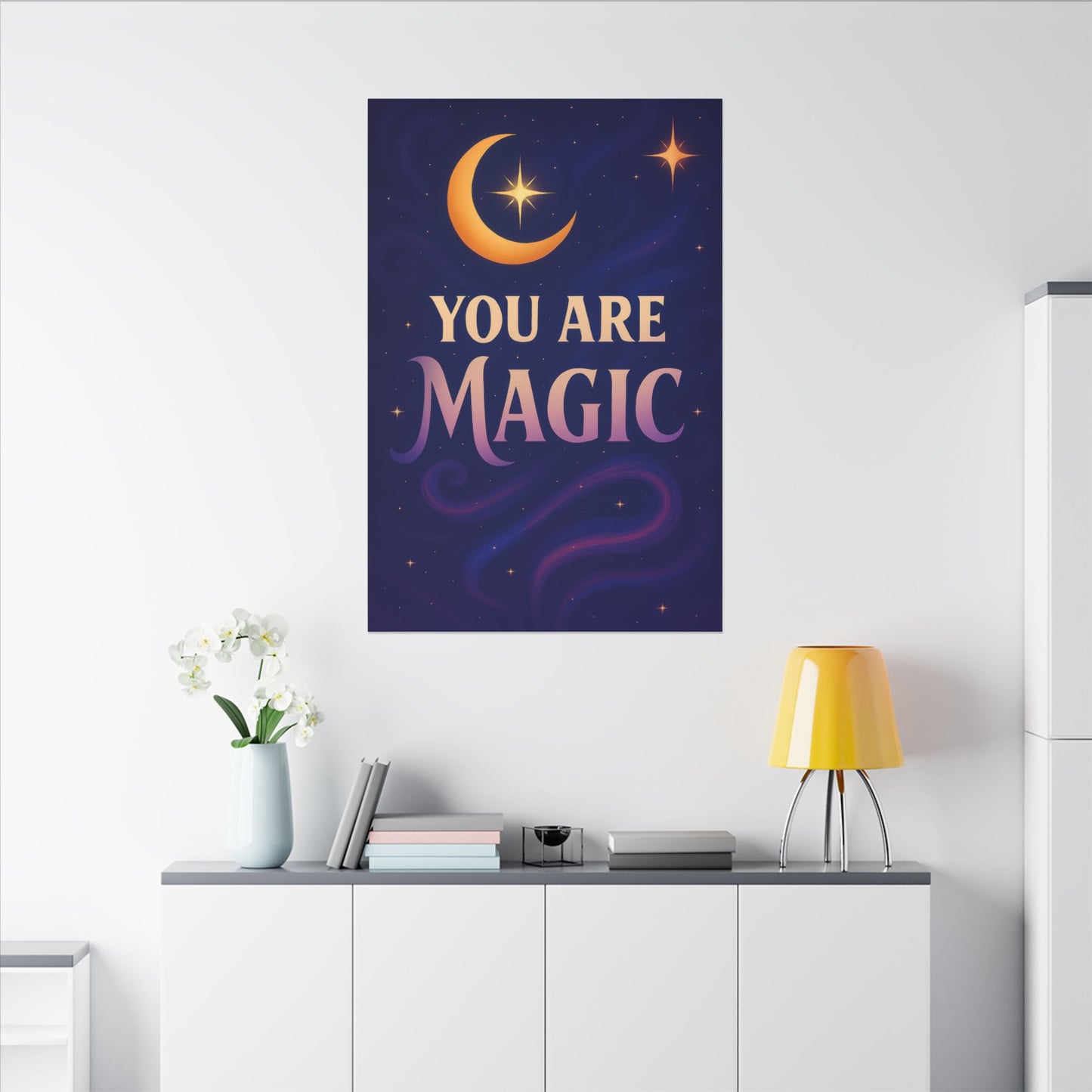 You Are Magic – Moon & Star Affirmation Wall Art
