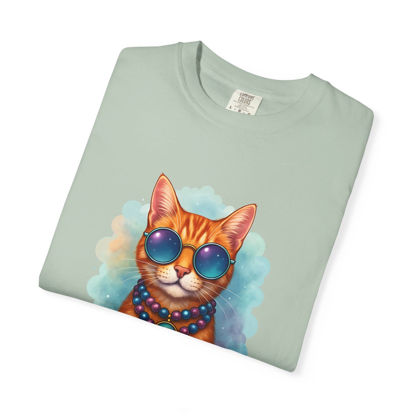 Aquarius One Cool Cat – Groovy Cosmic Kitty T-shirt
