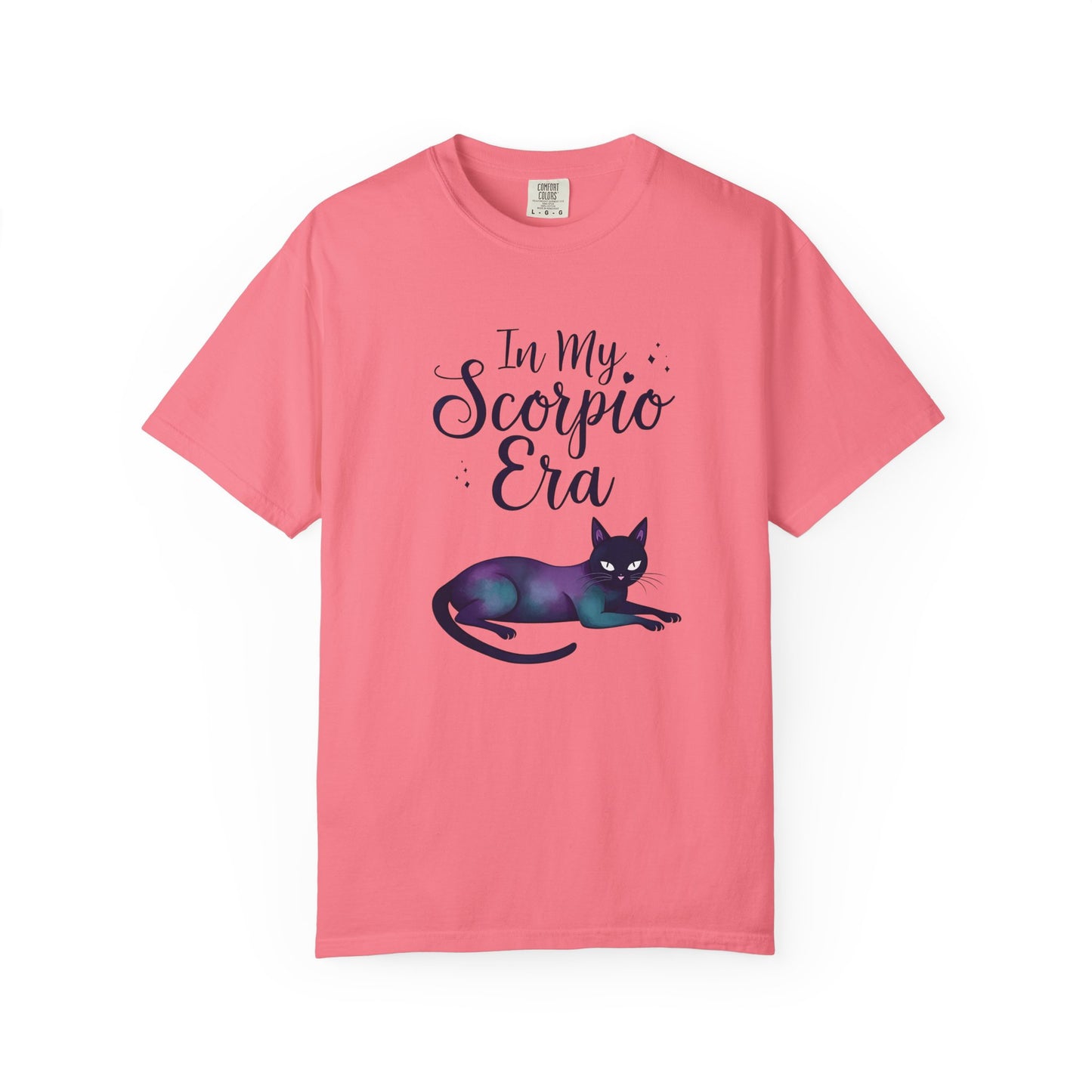 In My Scorpio Era – Mystical Black Cat Tee for the Zodiac Baddie