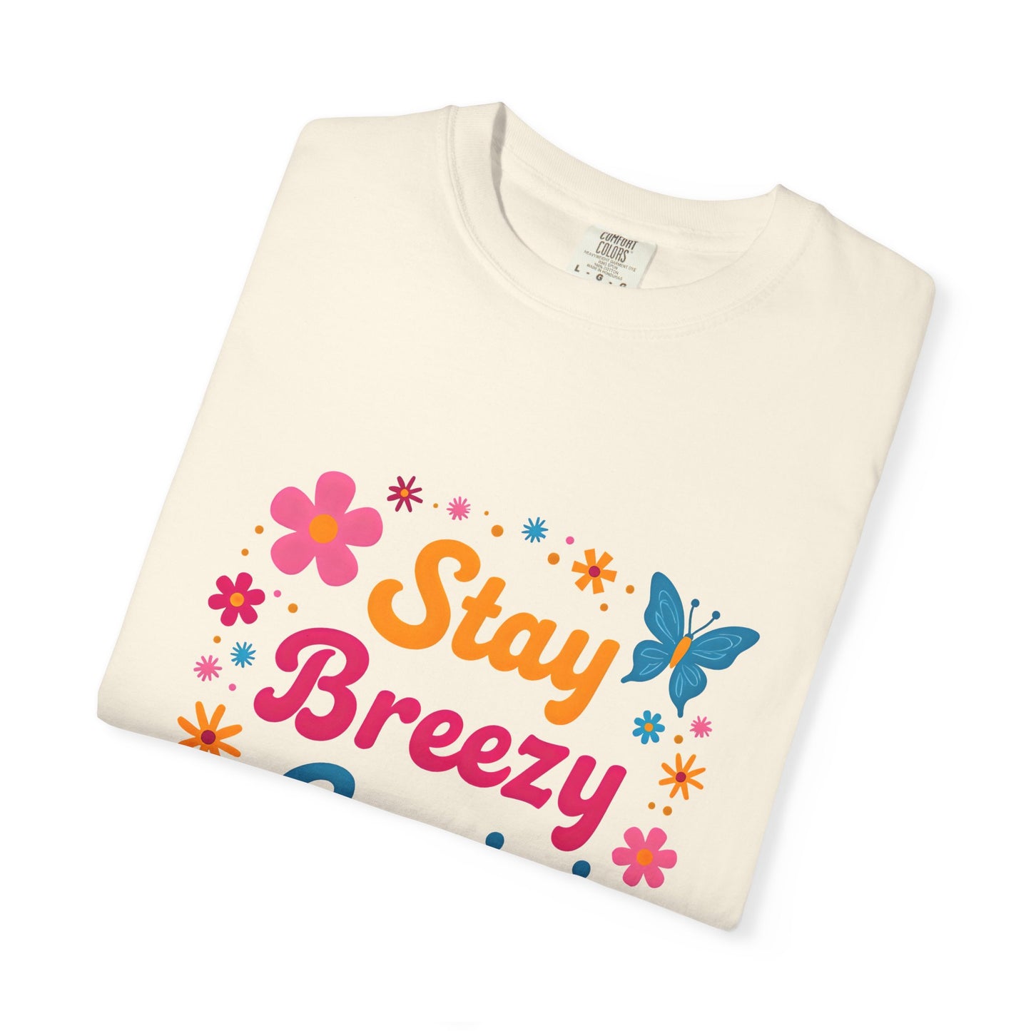 Stay Breezy Gemini Tee β Groovy Flower Power Zodiac Shirt