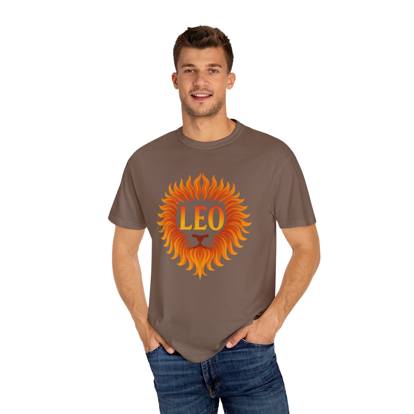 Leo Lion Flame Mane Tee - Vibrant Radiance