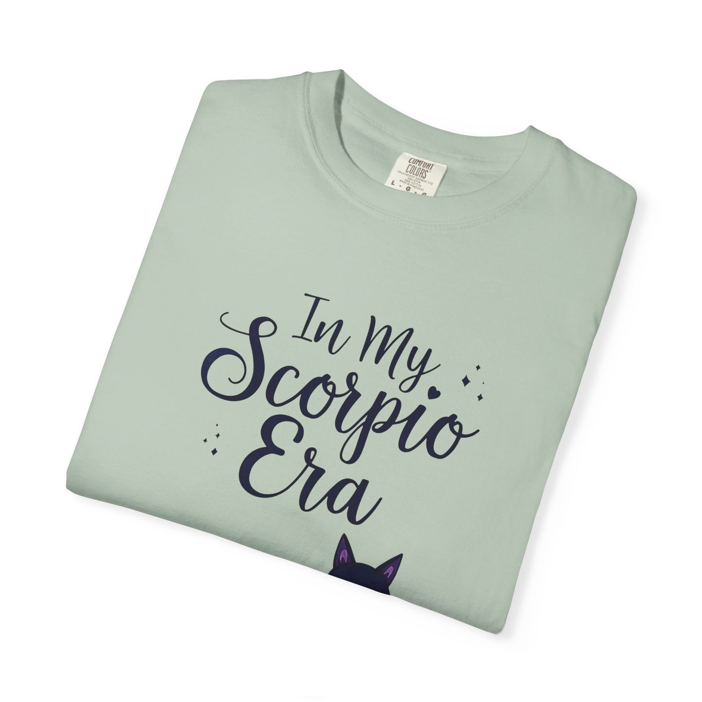 In My Scorpio Era – Mystical Black Cat Tee for the Zodiac Baddie