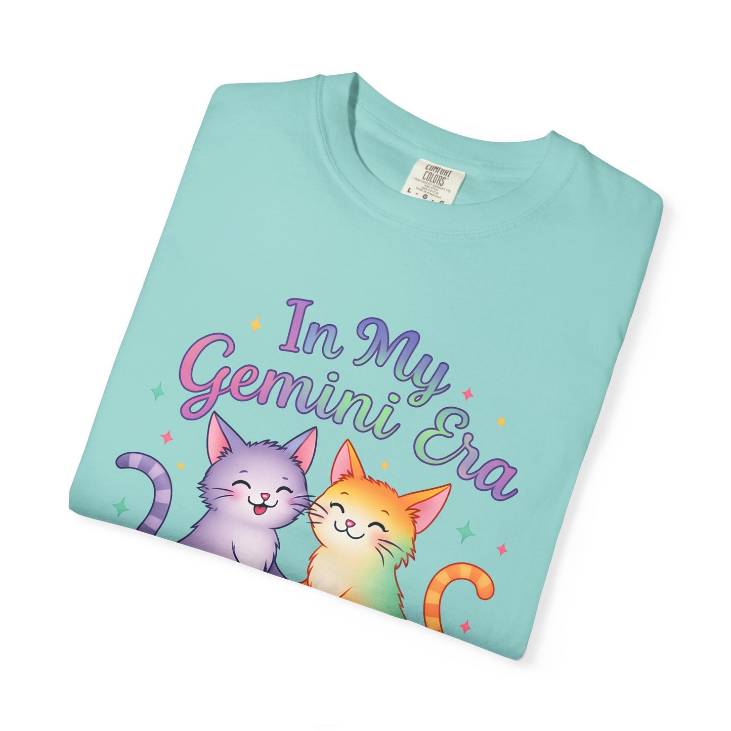 In My Gemini Era Tee – Colorful Cute Zodiac Shirt