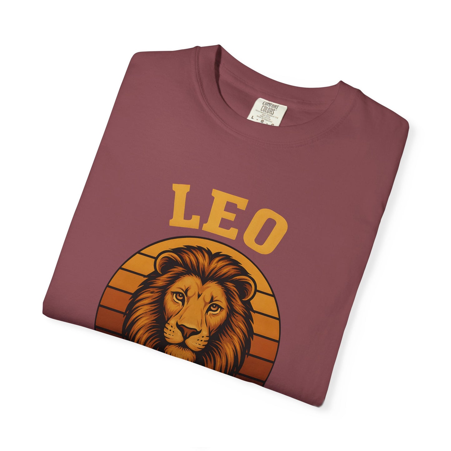 Leo Rules – Vintage Sunset Zodiac Tee