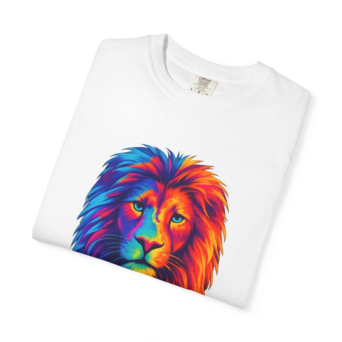 Rainbow Lion Tee – Vibrant & Fierce