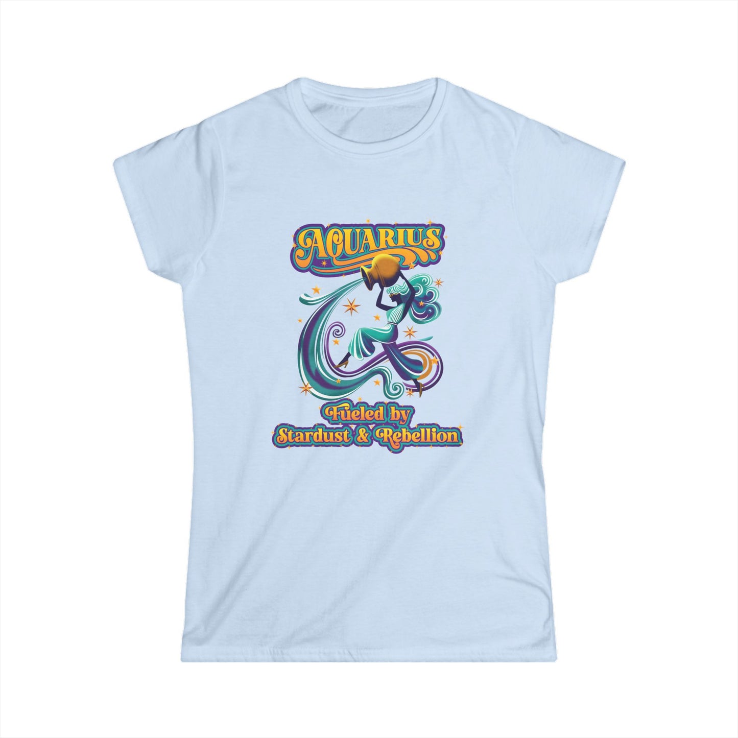 Aquarius Stardust & Rebellion - Women's Retro Tee