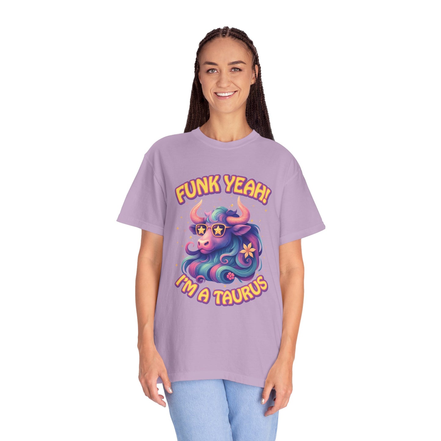Funk Yeah! I’m a Taurus Retro – Colorful Tee Funny Zodiac Shirt