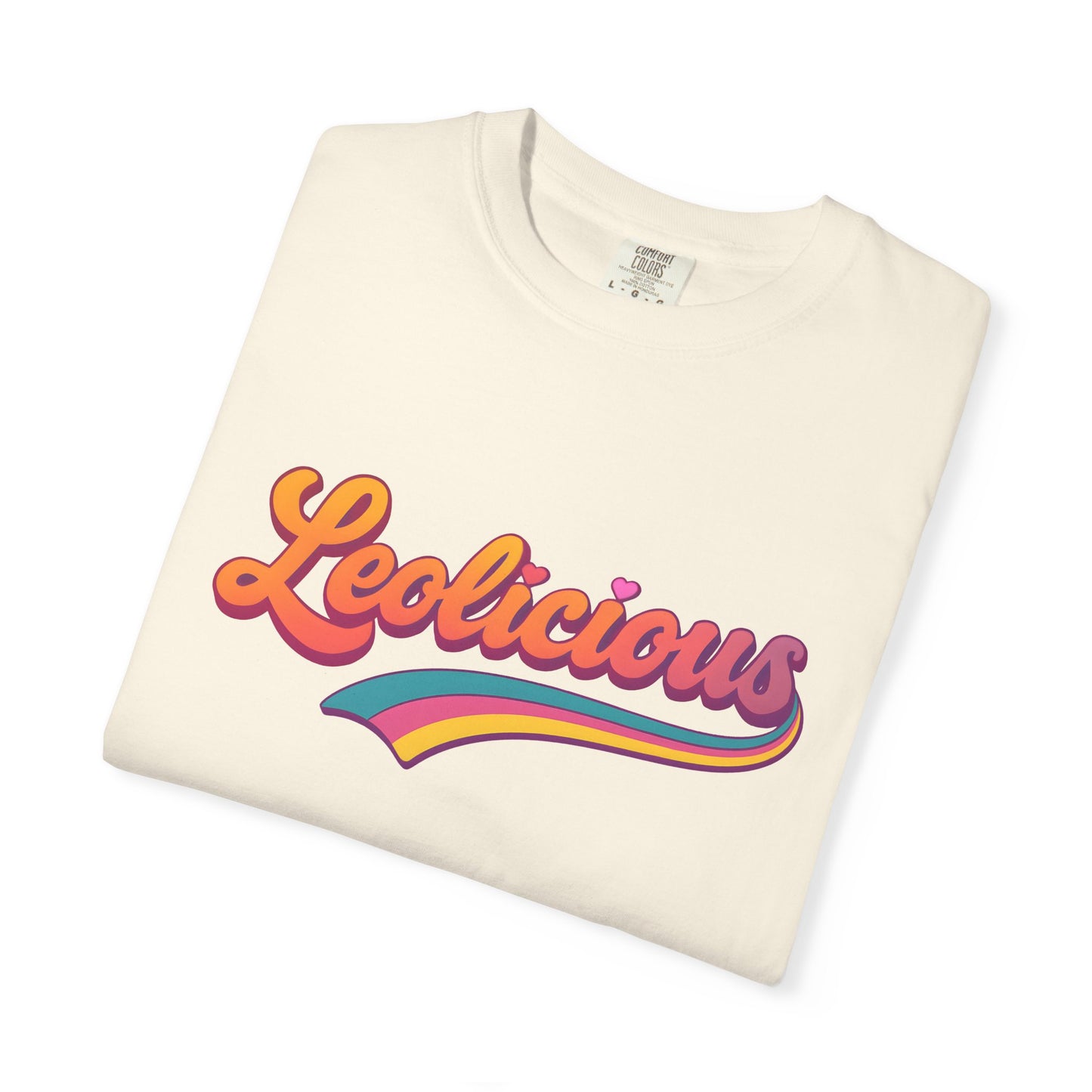 Leolicious β Retro Groovy Leo Zodiac Tee