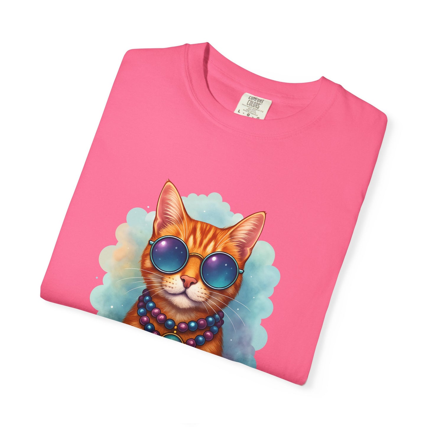 Aquarius One Cool Cat – Groovy Cosmic Kitty T-shirt