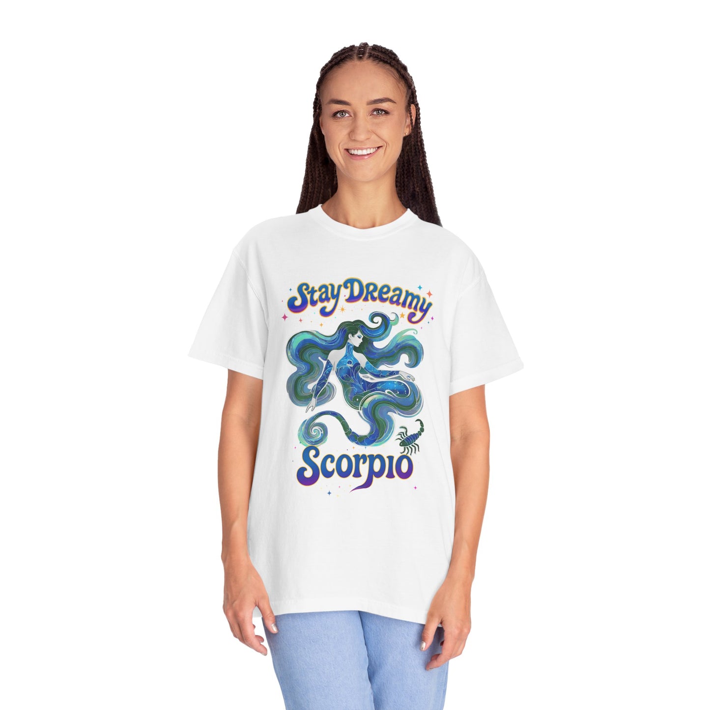 Stay Dreamy Scorpio – Mystical Mermaid Tee for the Celestial Siren
