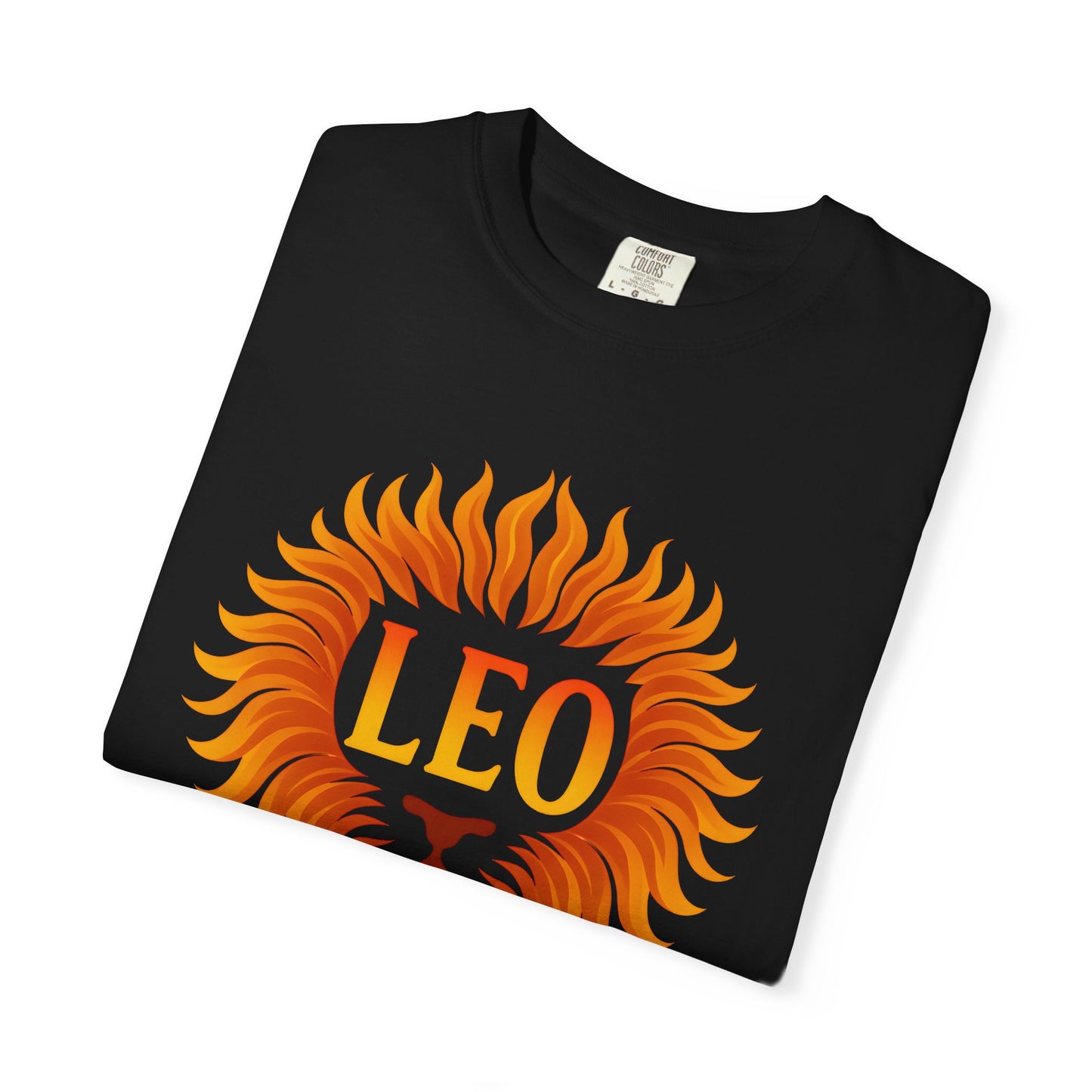 Leo Lion Flame Mane Tee - Vibrant Radiance