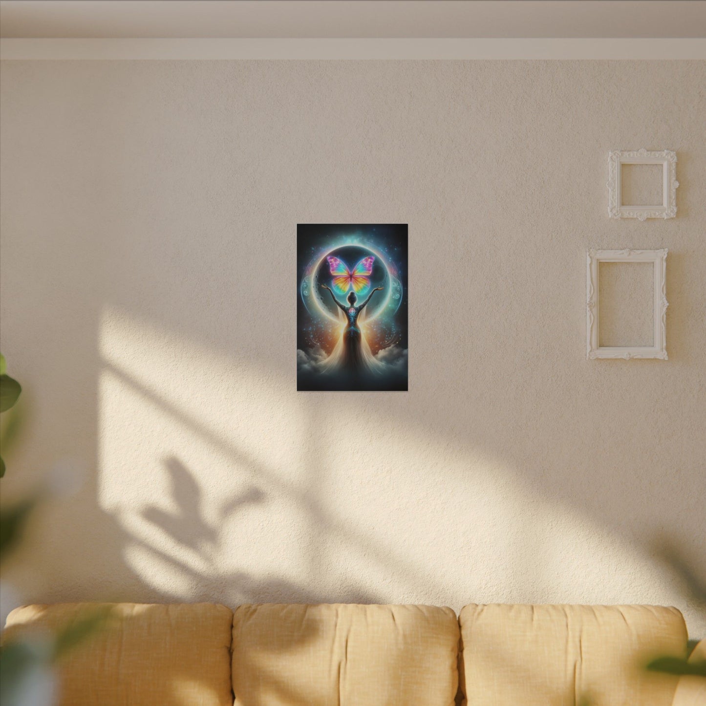 Butterfly Moon – Luminous Dream Wall Art