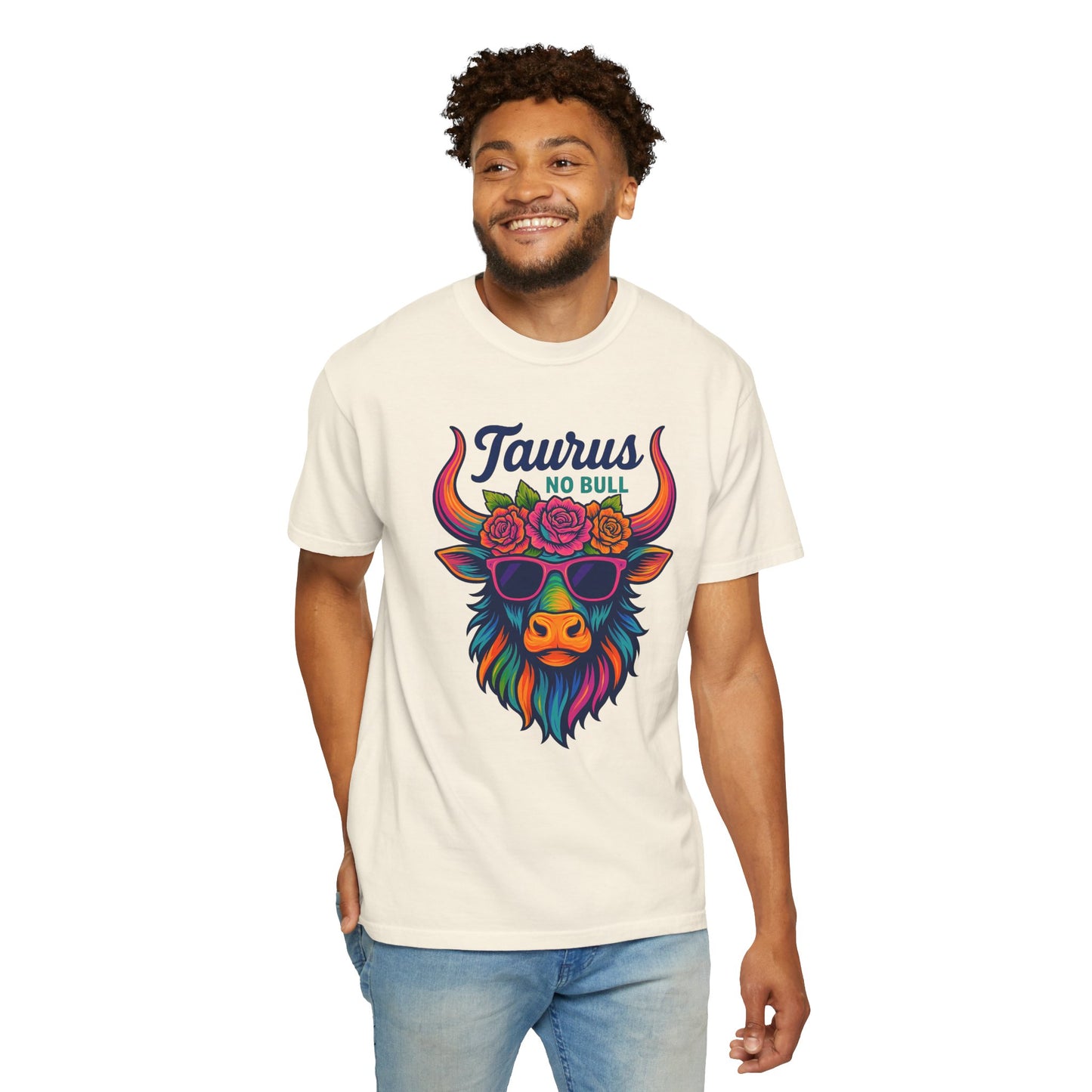 Taurus No Bull – Sassy Rainbow Boho-Bull Tee